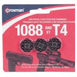 Crosman 8-Shot Rotary Clips, Fits T4 & 1088 Pistol