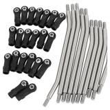 RZXYLRC 313mm Wheelbase 10Pcs Stainless Steel Link