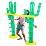 VercanMonth Inflatable Cactus Limbo Summer Luau Li