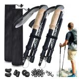 Collapsible Trekking Poles for Hiking, Foldable Hi