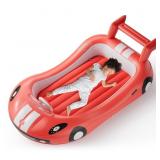 QPAU Inflatable Kids Bed, Toddler Travel Bed with