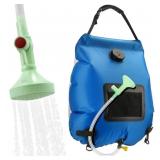 KIPIDA Solar Shower Bag | 5 Gal/20L Solar Heating