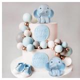 34PCS Elephant Cake Decoration Balls Cake Topper P