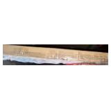 4 ft. W x 1.8 ft. D x 5.3 ft. H Medium Brown*READ