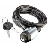 Schwinn Bike Key Lock in Braided Steel Cable, 2 Ke