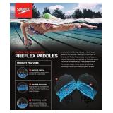 Speedo Unisex Swim Training Preflex Paddles Red, M