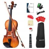 Vangoa 4/4 Violin Full Size Set Spruce Acoustic Vi