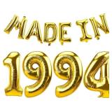 Zirtorei 30th Birthday Balloon Banner Decorations