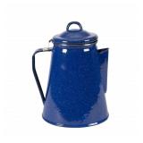 Stansport Enamel Percolator Coffee Pot 8 Cup - Blu