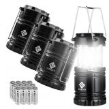 Etekcity Camping Lanterns for Power Outages 4 Pack