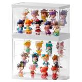 Stackable Acrylic Display Case with Shelves"Coll