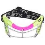 STX Lacrosse Rookie-S Youth Goggle, Lime/Pink