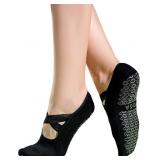Gaiam Womens Modern 05-63569, Black/Grey (2-pack),
