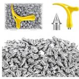 $16 1/4 Inch Track Spikes,220pcs Stainless Steel P