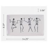 $13 Way to Celebrate Halloween Ceramic Dancing Ske