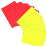 $11 SEWACC 10Pcs Sport Referee Cards Set, Red and
