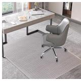 $34 Office Chair Mat for Carpets, Clear Computer D