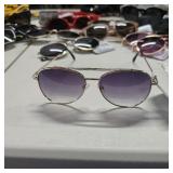 $30 Uva-uvb west loop aviator sunglasses gold New(