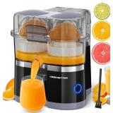$71 KEENSTAR Electric Citrus Juicer, Dual-Head Ora