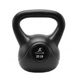 $42 ProsourceFit Vinyl Kettlebell 25lb - Black