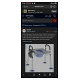 $100 VEVOR Bedside Commode Chair, 500 lbs Capacity