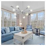 $140 BONLICHT Sputnik Chandelier Chrome 10 Lights