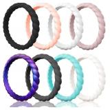 $13 Egnaro Women's Bridal Rings Sets, Thin and Sta