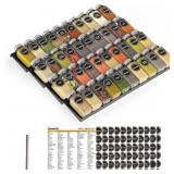 $70 SpaceAid Spice Drawer Organizer with 40 Spice