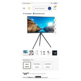 $90 VIVO Black Artistic Easel 45' to 65' Studio TV