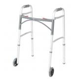 $30 Drive Medical Deluxe Two-Button Folding Walker