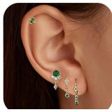 $14 SUYACS 1Pc 14K Gold Plated Cubic Zirconia Chai