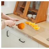 $25 Acrylic Cutting Board with Waste container and