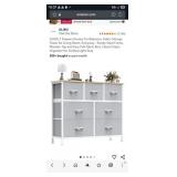 $65 OLIXIS 7 Drawers Dresser for Bedroom, Fabric S