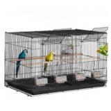 $55 VEVOR 30-inch Flight Bird Cage, Stackable Divi