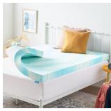 $120 Linenspa 4 Inch Swirl Gel Memory Foam Mattres