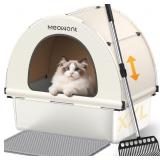 $50 Meowant Stainless Steel Cat Litter Box, Extra