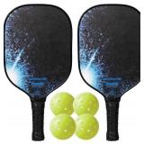 $70 Franklin Pickleball 2 Player Carbon Fiber Padd
