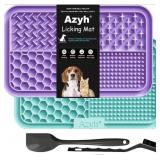 $6 Azyh Licking Mat for Dogs & Cats 2 Pack, Slow F