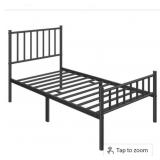 $110 Yaheetech Minimalist Metal Bed Frame with Spi