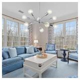 $140 BONLICHT Sputnik Chandelier Chrome 10 Lights