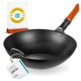 $63 YOSUKATA 13.5' Pre-Seasoned Carbon Steel Wok P
