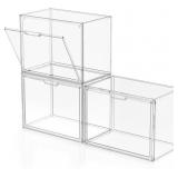 $38 Clear Plastic Storage Bins - Acrylic Display C