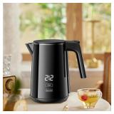 $37 Electric Kettle 1.0L, 1200W Fast Boiling, 7 Te