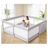 $40 Fodoss Baby Playpen 50 50in, Small Play Pen fo