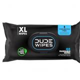 $5 Dude Wipes Unscented Flushable Wipes, Extra-Lar