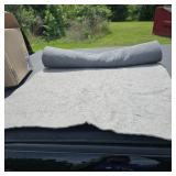 $40 Under carpet pad 3 ft x12 ft trimmable grey Ex
