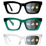 $18 Hubeye Progressive Reading Glasses For Women F