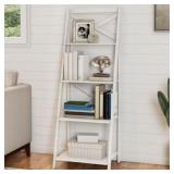 $103 Lavish Home 4-Tier Ladder Bookshelf with X-Ba