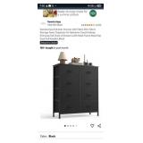 $85 Sweetcrispy 8 Drawer Dresser with Fabric Bins
