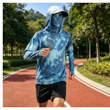 $11 Men's UPF 50+ Fishing Shirt with Neck Gaiter C